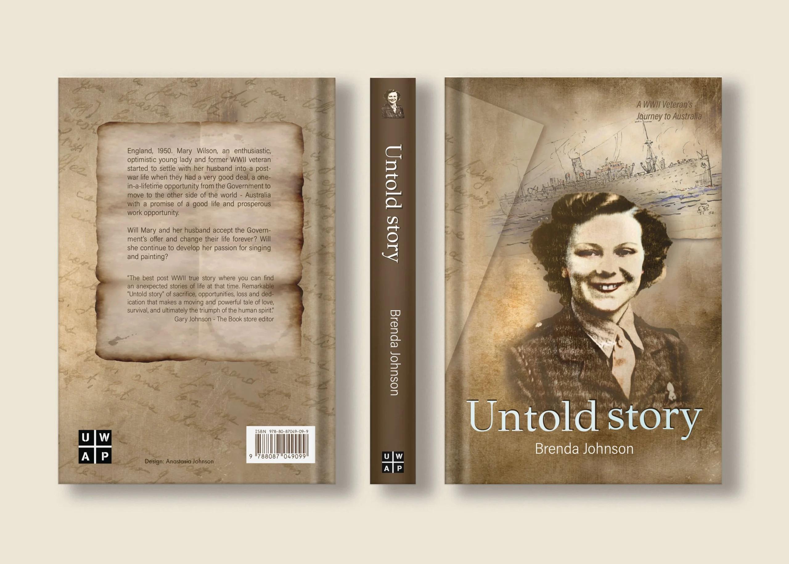 historical fiction book cover design with historical images and typography by Creative Pixie