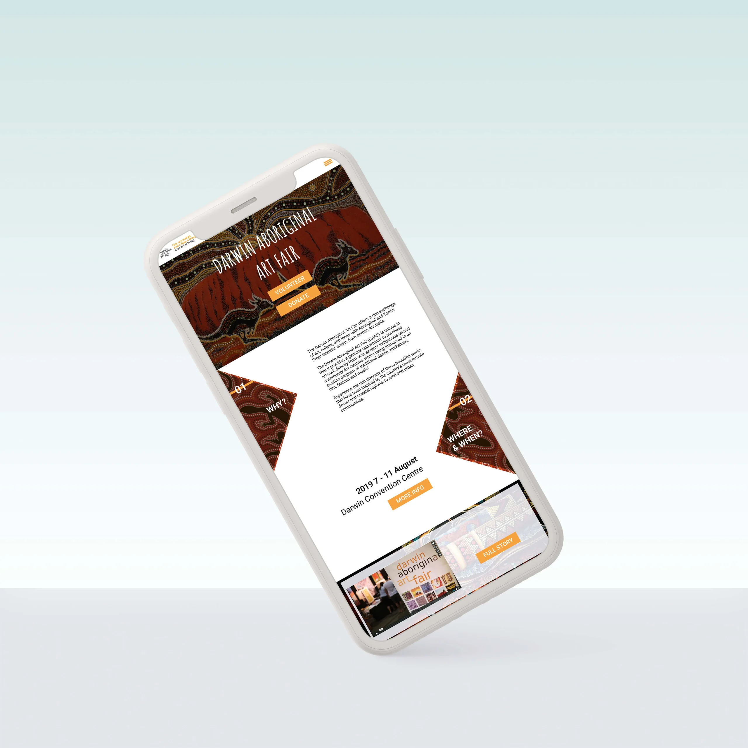 creative event web design