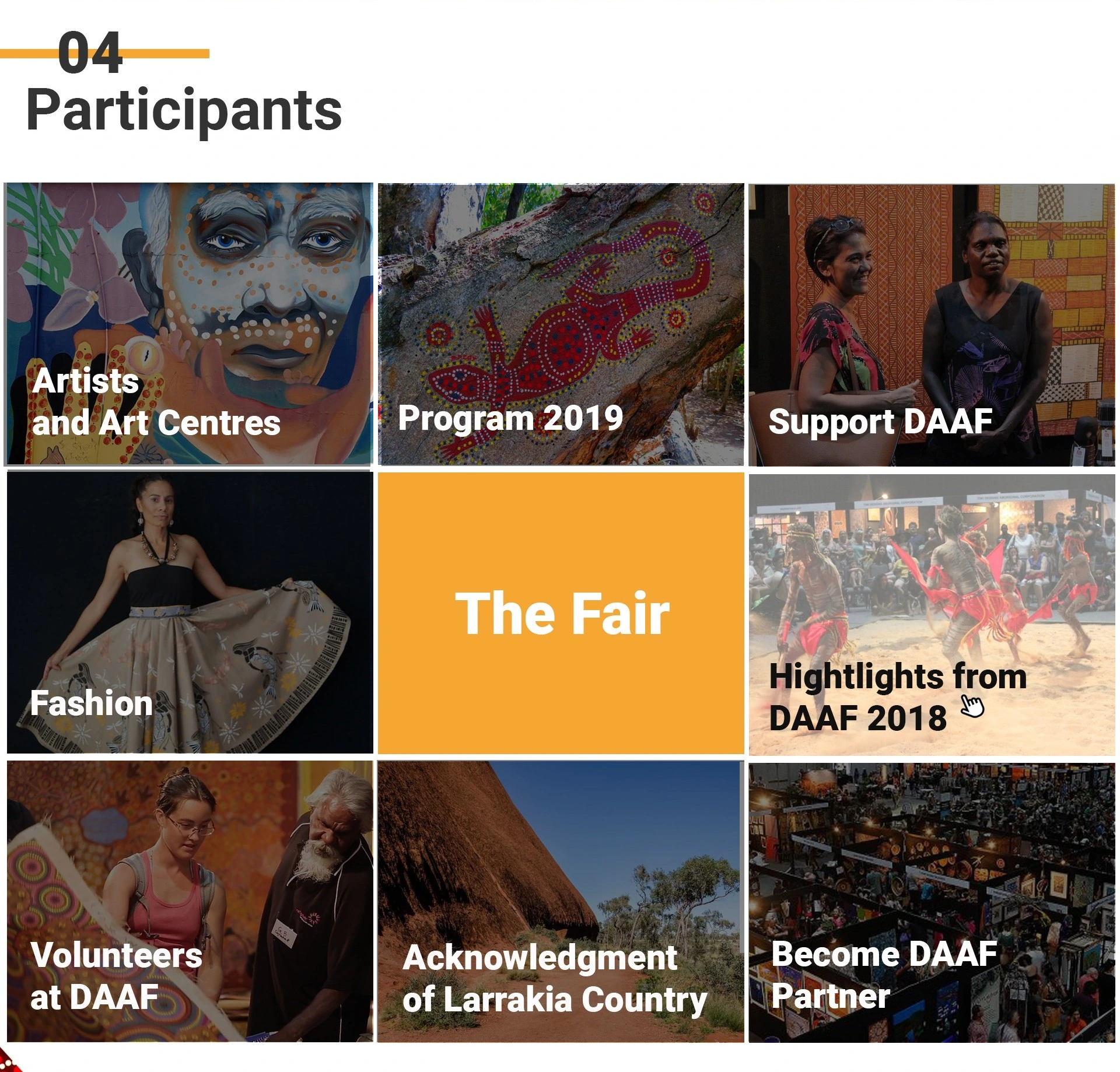 exhibition website design