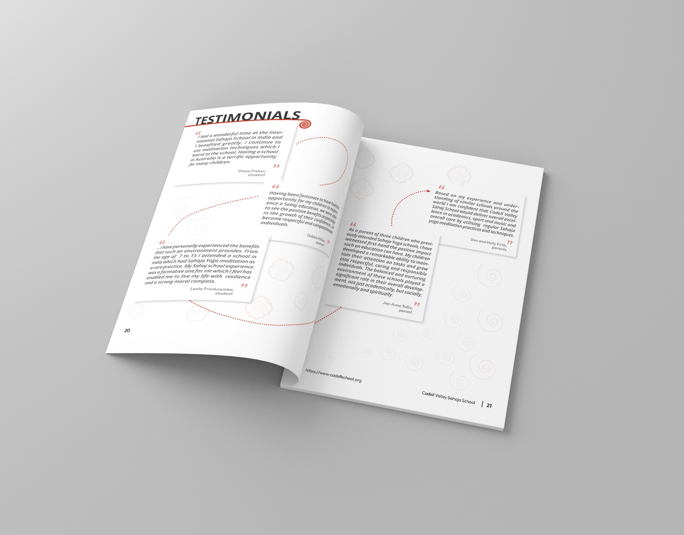 school-testimonials-editorial-design